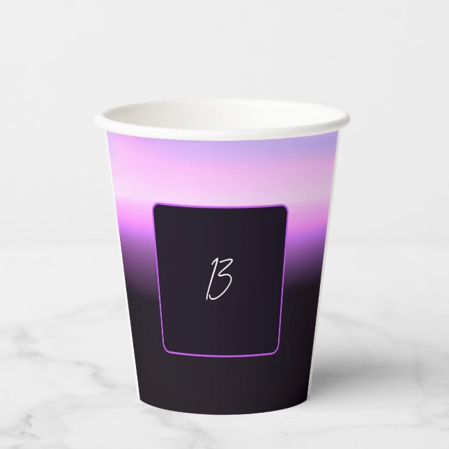 Lavender Sunset Paper cup (Front)