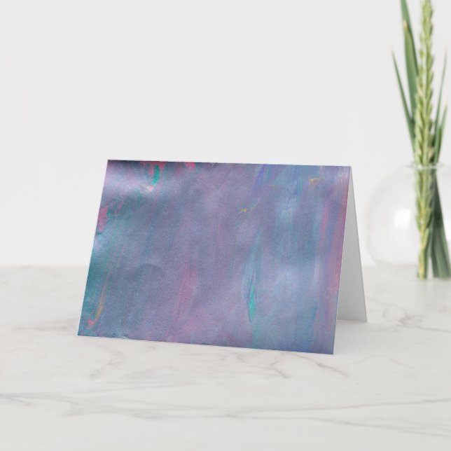 Lavender Swirl Card (Front)