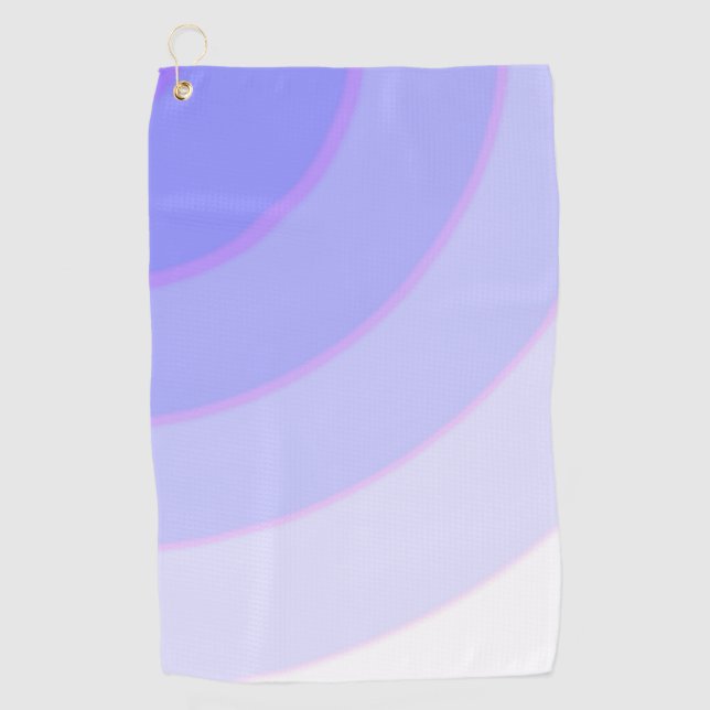 Lavender  Swirls  Golf Towel (Front)