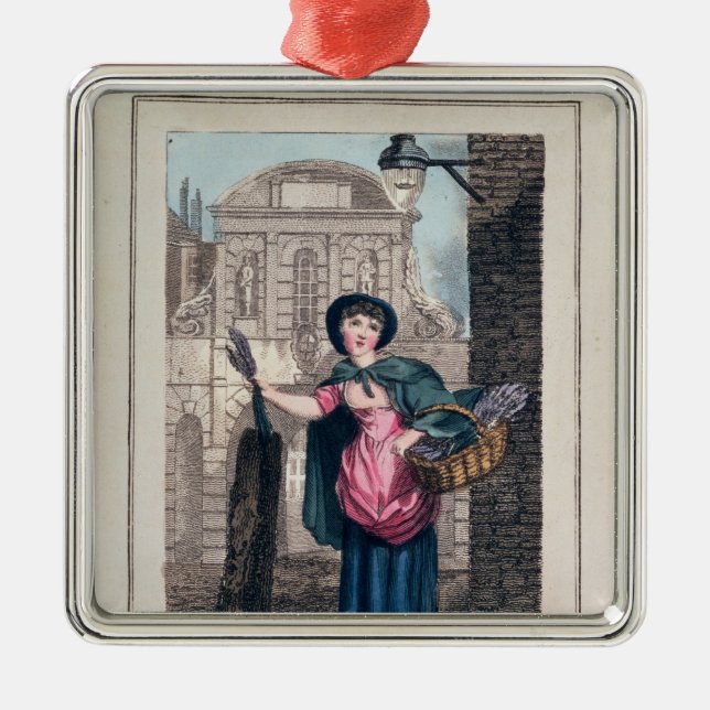 Lavender, Temple Bar, from 'Cries of London' Metal Tree Decoration (Front)