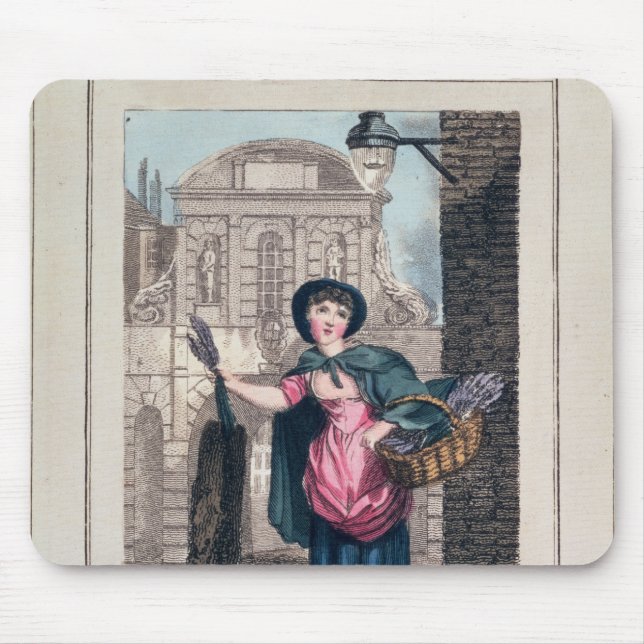 Lavender, Temple Bar, from 'Cries of London' Mouse Mat (Front)