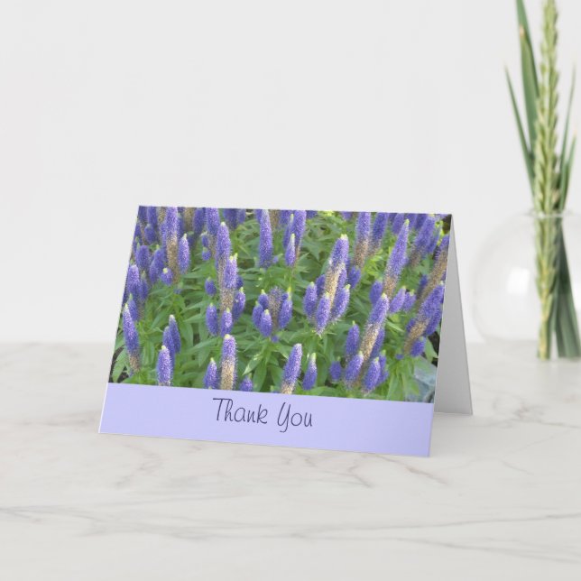 Lavender Thank You Card (Front)