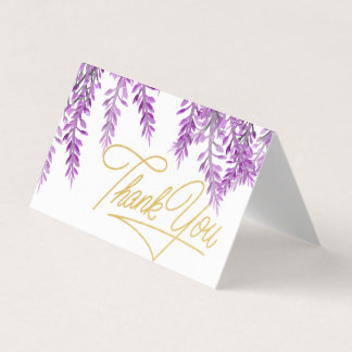 Lavender Thank You Card
