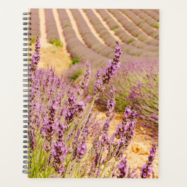 Lavender Themed Gift for Travel Lover Planner (Front)