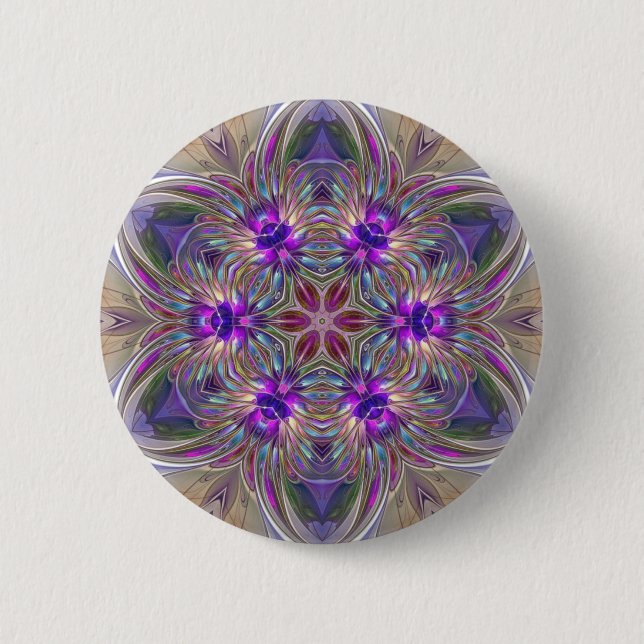 Lavender Thrill  6 Cm Round Badge (Front)