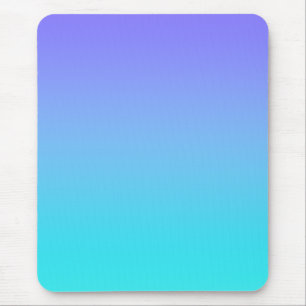 Lavender to Aqua Teal Gradient Mouse Mat
