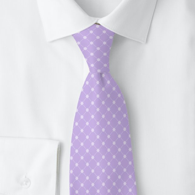 Lavender Trellis Tie (Creator Uploaded)