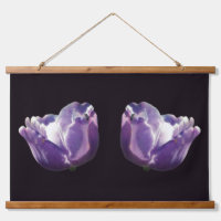 Lavender Tulip Twins Floral Art