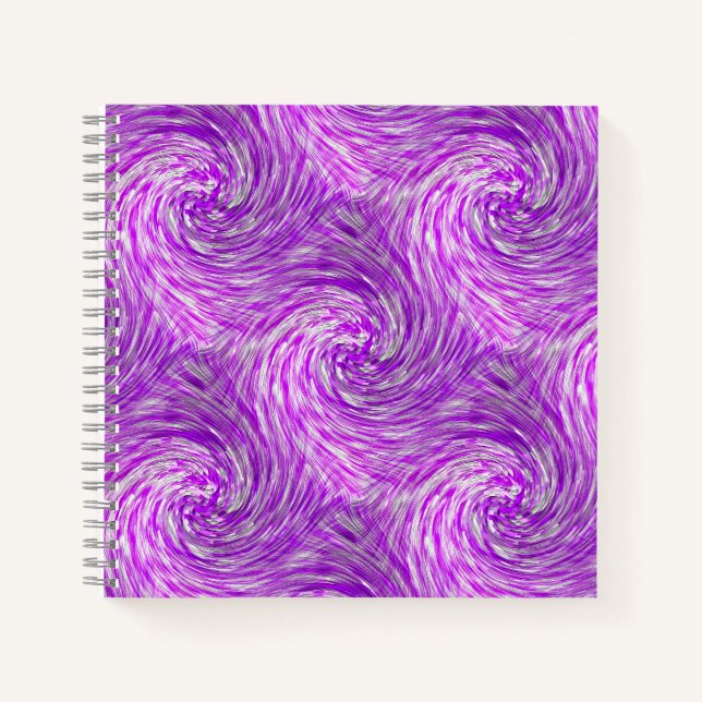 Lavender Twirls...... Notebook (Front)