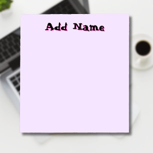 Lavender Unique Personalised Teacher Gifts Notepad