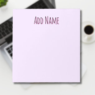 Lavender Unique Personalised Teacher Gifts Notepad