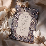 Lavender Vintage Pimpernel Pattern William Morris<br><div class="desc">Embrace timeless elegance with our wedding invitations featuring the renowned Pimpernel pattern by William Morris, masterfully rendered in vintage hues of lavender, cream, and accented with rose-gold foil. William Morris, a figurehead of the Arts and Crafts Movement, believed in the beauty of handcrafted designs and the harmonious interaction of colour...</div>