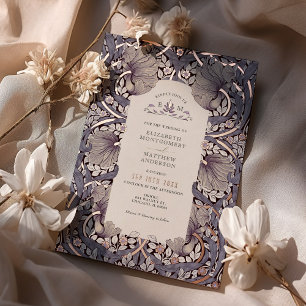 Arts and crafts wedding invitations discount