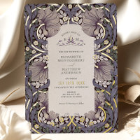 Lavender Vintage Pimpernel Pattern William Morris