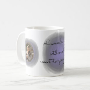 Lavender Watercolor Dachshund Custom Name Coffee Mug