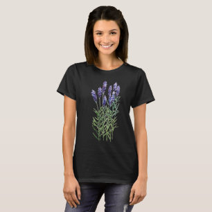 Lavender, watercolor painted T-Shirt