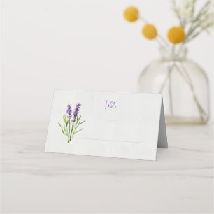 Lavender Watercolor Table Place Card