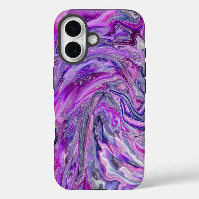 Lavender Wave Abstract Art iPhone 5 Case (Back)