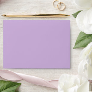 Lavender Wedding Envelope