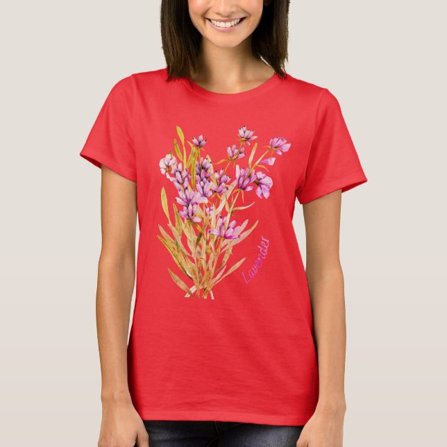 Lavender Wildflower T-shirt (Front)