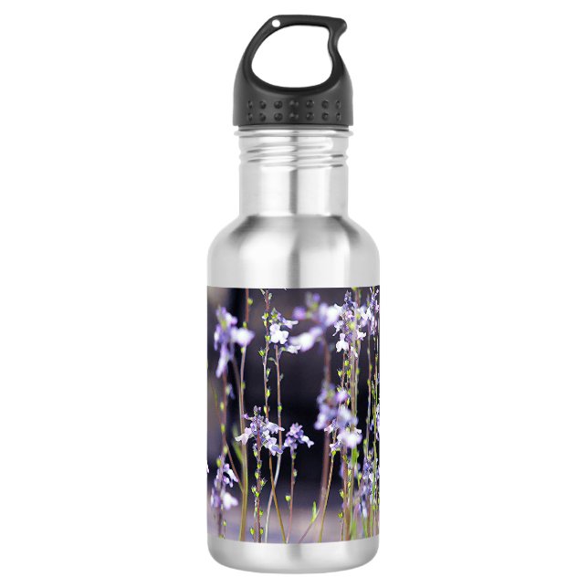 Lavender Wildflowers 532 Ml Water Bottle (Front)