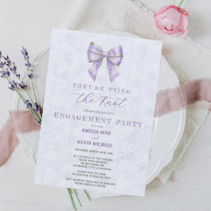 Lavender Wisteria Ribbon – Japanese-Inspired Invitation