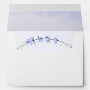 Lavender Wreath Envelope