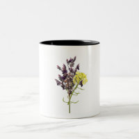 Lavender & Yellow Wildflower Botanical Design