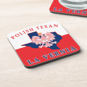 LaVernia Polish Texan Coaster