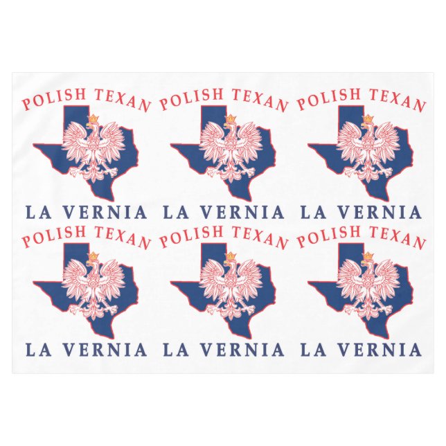 LaVernia Polish Texan Tablecloth (Front (Horizontal))