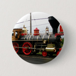 laviathon 63  steam engine 6 cm round badge
