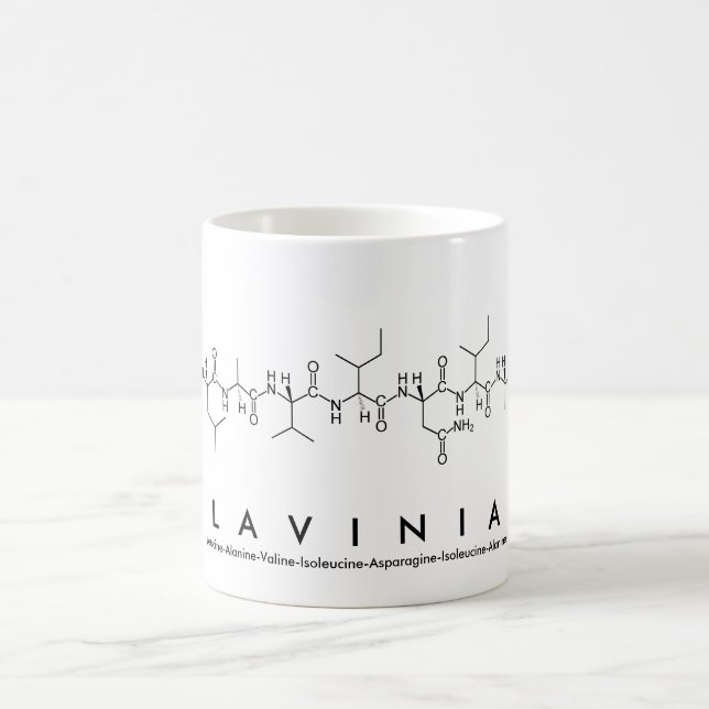 Lavinia peptide name mug (Center)