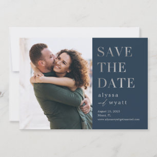 Lavish Glow Editable Colour Save The Date Card