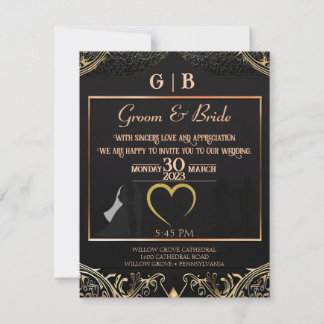 Lavish Royal Wedding Invitation