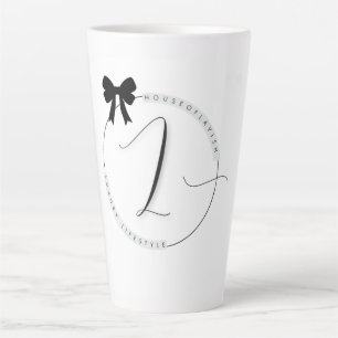 Lavish Signature Bow Aesthetic Latte Mug