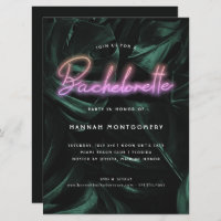 Lavish Tropical Palms | Neon Lights Bachelorette