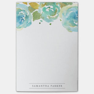 Lavish Watercolor Florals Post-it Notes