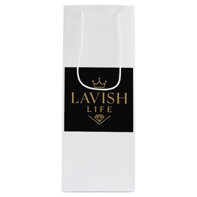 Lavish Wine Gift Bag  (Front)