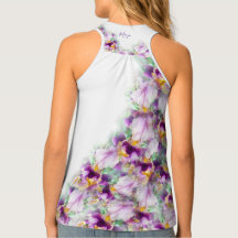 LavishlyOn Muchas Flores Mayo Purple Irises Swath 