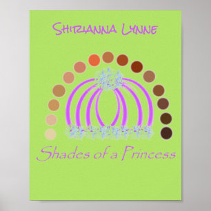 LavishlyOn Shades Of A Princess Make Up Rainbow Poster