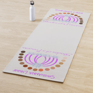 LavishlyOn Shades Of A Princess Make Up Rainbow Yoga Mat