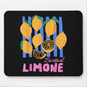 Lavital Limone Italian Lemon Summer Coastal Women Mouse Mat