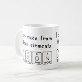 Lavon periodic table name mug (Front Left)