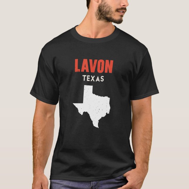 Lavon Texas USA State America Travel Texas T-Shirt (Front)