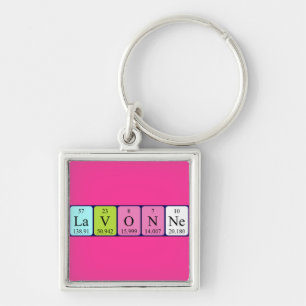 Lavonne periodic table name keyring