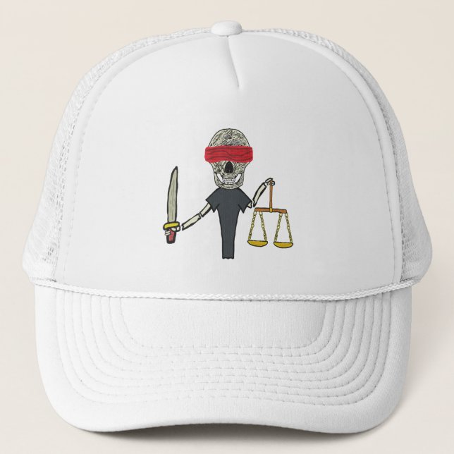 Law and Justice Trucker Hat (Front)