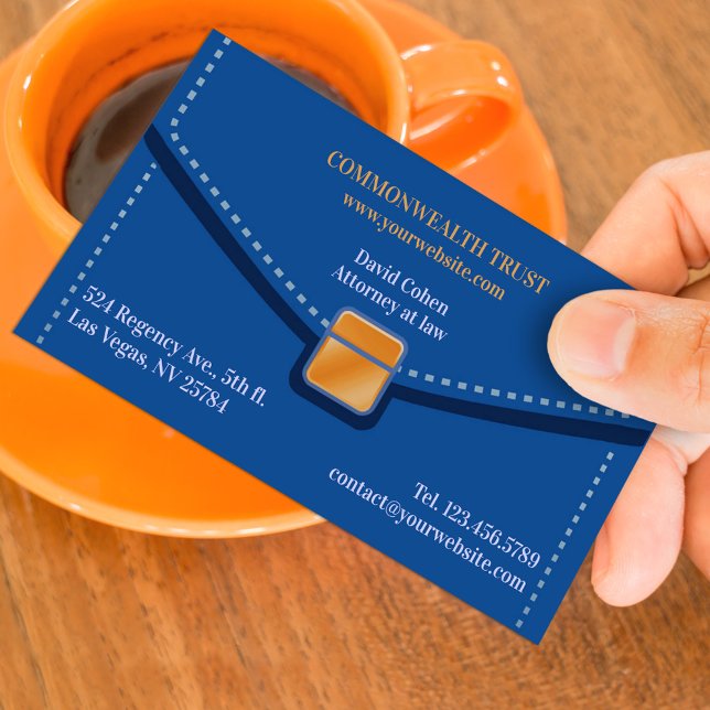 Law Briefcase Business Card (Creator Uploaded)
