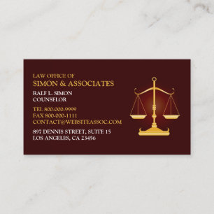 Law Business Card