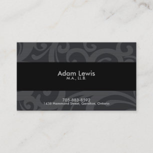 Law Business Card - Bordered