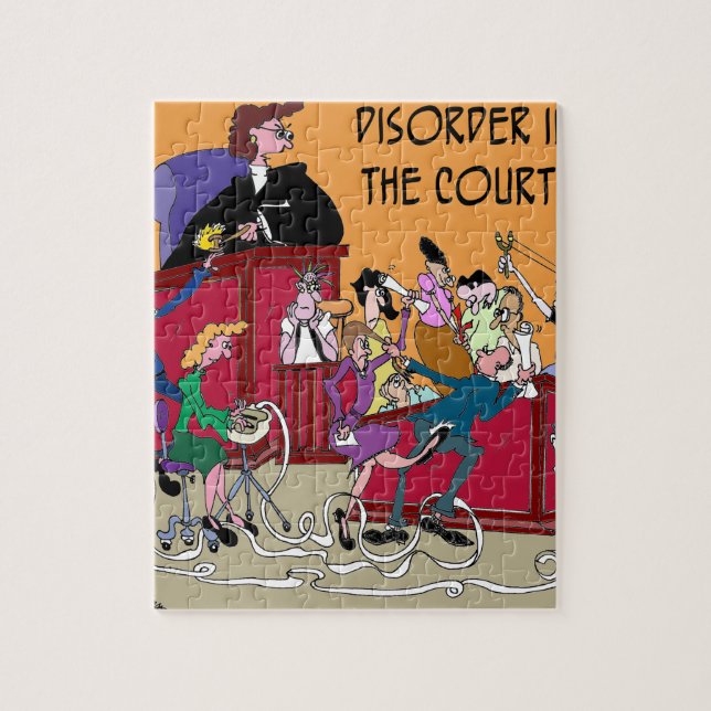 Law Cartoon 6553 Jigsaw Puzzle (Vertical)